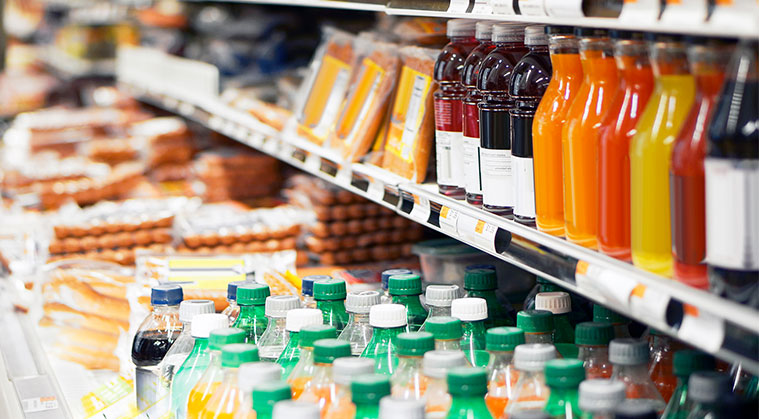 瓶装果汁金检重检一体机案例